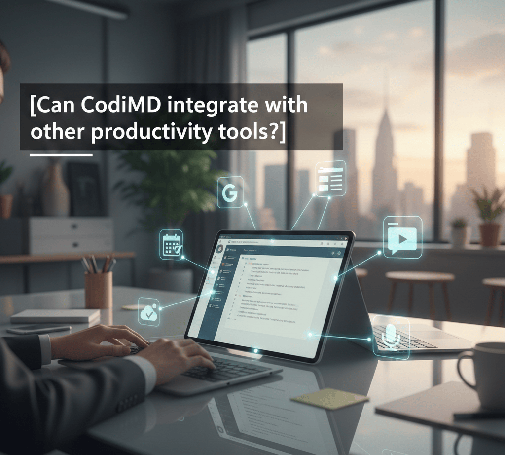 Can CodiMD integrate with other productivity tools